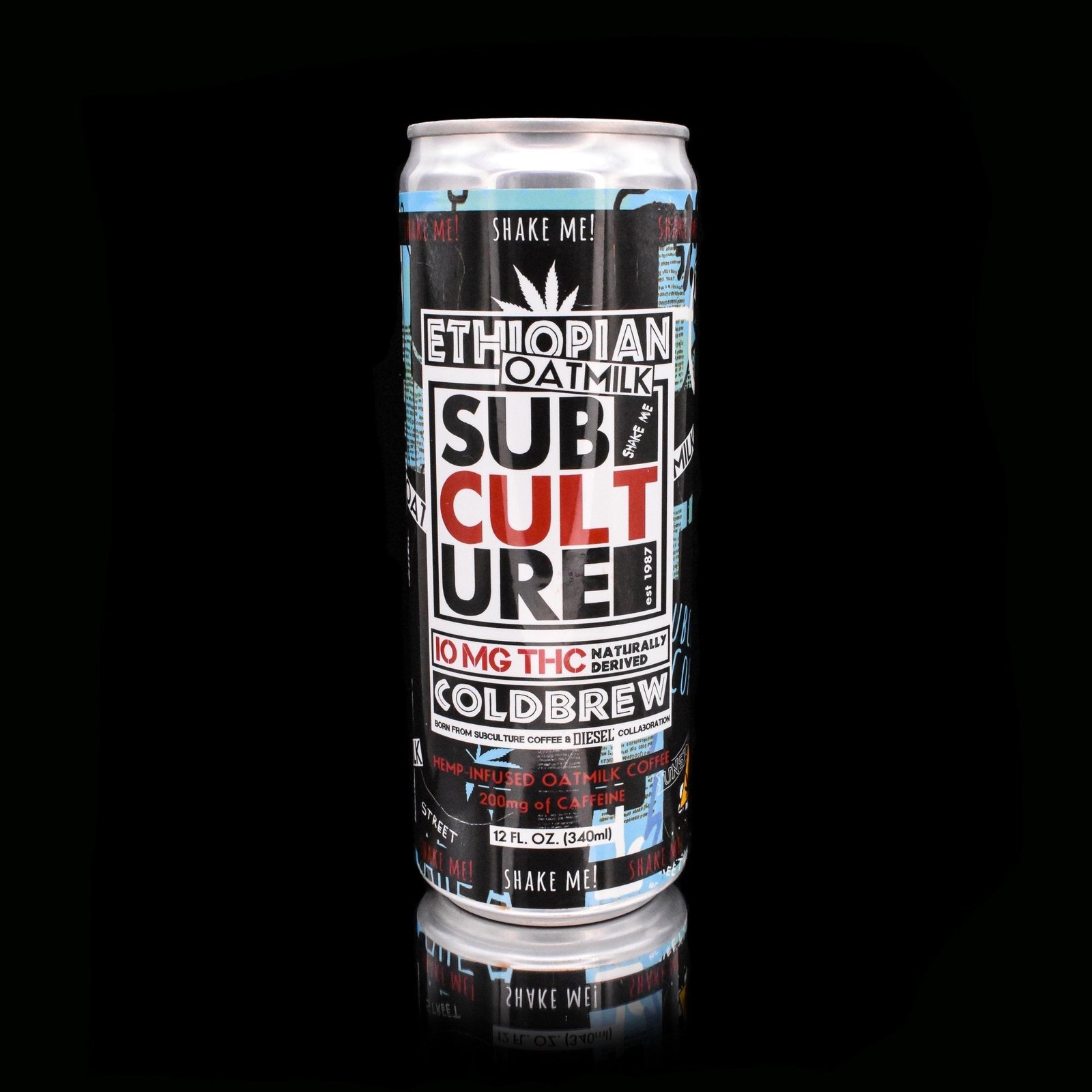 10mg THC Oat Milk Latte — Single Can